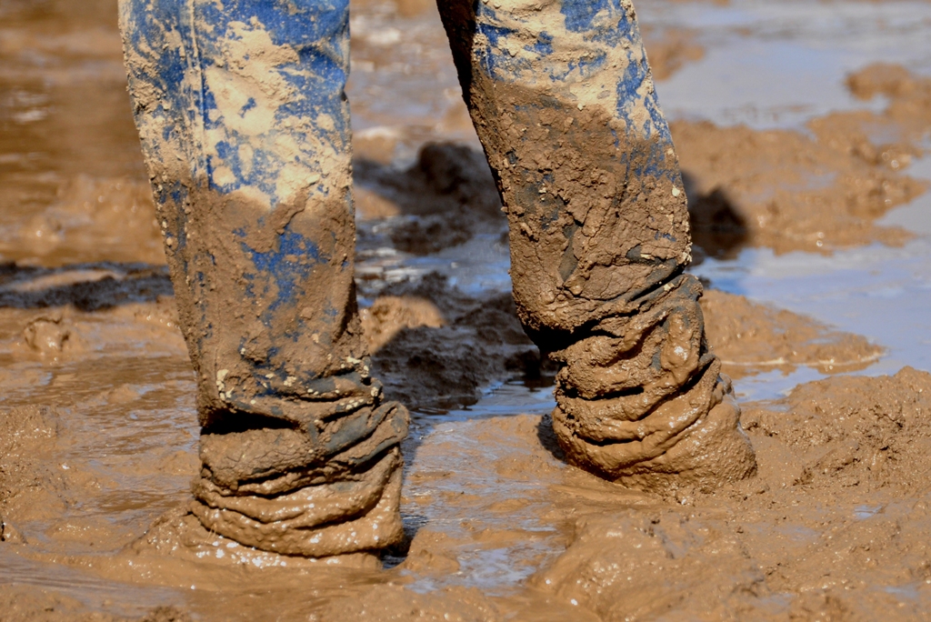 Stuck in the Muck Across the Margin